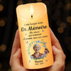 Bougie LED Personnalisée Avec Photo - Cadeaux De Noël Et De Souvenir Pour La Perte D’Une Maman Ou D’Un Papa - Ton Souvenir, Mon Amour Infini