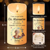 Bougie LED Personnalisée Avec Photo - Cadeaux De Noël Et De Souvenir Pour La Perte D’Une Maman Ou D’Un Papa - Ton Souvenir, Mon Amour Infini