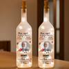 Lampe Bouteille Personnalisée Avec Photo - Cadeaux De Souvenir Et De Condoléances Pour La Perte D’Une Maman Ou D’Un Papa - Tes Ailes Étaient Prêtes, Mais Nos Cœurs Ne L’Étaient Pas