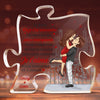 Plaque Acrylique En Forme De Puzzle Personnalisée – Cadeaux D’Anniversaire De Mariage Pour Mari Et Femme, Lui Et Elle – Je T’aime Pour Toujours Et À Jamais