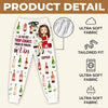 Pantalon De Survêtement Unisexe Personnalisé – Cadeaux D’Anniversaire Personnalisés Pour Meilleures Amies, Sœurs, BFF, Famille, Vous-Même – Juste Une Fille Qui Aime Le Vin