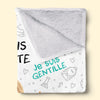 Couverture Personnalisée - Cadeaux Pour Amoureux Des Livres, Rats De Bibliothèque, Lecteurs - Le Bonheur A L’Odeur Des Pages Et De La Chaleur