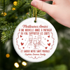 Ornement En Céramique Personnalisé – Cadeaux De Noël Et D’Anniversaire Personnalisés Pour La Meilleure Amie, Les Sœurs, Les BFF – Cœurs Liés, Rires Sans Fin