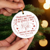 Ornement En Céramique Personnalisé – Cadeaux De Noël Et D’Anniversaire Personnalisés Pour La Meilleure Amie, Les Sœurs, Les BFF – Cœurs Liés, Rires Sans Fin