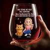 Verre À Vin Personnalisé – Cadeaux De Noël Et D’Anniversaire Personnalisés Pour Les Amoureux Des Chats, Les Mamans Et Papas De Chats – La Vie A Besoin D’un Ronron