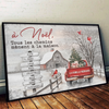 Affiche Horizontale Personnalisée – Cadeaux De Noël Et D’Anniversaire Personnalisés Pour Maman, Papa, Frère, Sœur, Enfants – Tous Les Chemins Mènent À La Famille