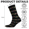 Chaussettes Personnalisées – Cadeaux De Noël Et D’Anniversaire Personnalisés Pour Femmes Et Hommes – Occupée À Tomber Amoureuse Dans Un Scénario Hallmark