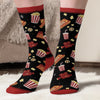 Chaussettes Personnalisées – Cadeaux De Noël Et D’Anniversaire Personnalisés Pour Femmes Et Hommes – Soirée Ciné, Édition De Noël