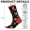 Chaussettes Personnalisées – Cadeaux De Noël Et D’Anniversaire Personnalisés Pour Femmes Et Hommes – Soirée Ciné, Édition De Noël