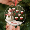 Ornement En Verre Personnalisé - Cadeaux De Noël Et D’Anniversaire Pour Grand-Père, Grand-Mère - La Plus Grande Bénédiction Que Ton Cœur Connaîtra Jamais