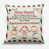 Coussin De Poche Personnalisé – Cadeaux De Noël Et D’Anniversaire Personnalisés Pour Maman Et Mamie – Joie En Famille