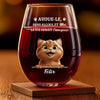 Verre À Vin Personnalisé – Cadeaux De Noël Et D’Anniversaire Personnalisés Pour Les Amoureux Des Chats, Les Mamans Et Papas De Chats – S’il N’y A Pas De Vin Et De Chat, La Vie Serait Vraiment Ennuyeuse