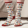 Chaussettes Personnalisées – Cadeaux Pour Amoureux Des Livres, Rats De Bibliothèque, Lecteurs – Marquage De Mes Histoires Précieuses