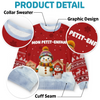 Sweat Unisexe De Noël Personnalisé Avec Bonhomme De Neige – Cadeaux De Noël Et D’Anniversaire Pour Maman, Grand-Mère - La Chaleur Du Cœur Fait Fondre La Neige