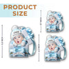 Ornement De Noël En Acrylique Personnalisé Avec Photo – Cadeaux De Noël, Baby Shower Et Révélation De Genre Pour Nouvelles Mamans, Nouveaux Papas, Nouveaux Parents – Petite Étoile De Notre Nuit De Fête
