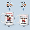 Mug Personnalisé - Cadeaux D’Anniversaire De Mariage Pour Mari Et Femme, Lui Et Elle - Félicitations D'être Mon Mari
