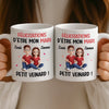 Mug Personnalisé - Cadeaux D’Anniversaire De Mariage Pour Mari Et Femme, Lui Et Elle - Félicitations D'être Mon Mari