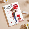 Briques Personnalisées En Forme De Rectangle Vertical – Cadeaux Personnalisés D’Anniversaire Et De Mariage Pour Mari Et Femme, Lui Et Elle – Je T’Aimerai Pour Toujours
