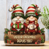 Plaque En Bois Personnalisée À Deux Couches – Cadeaux Personnalisés D’Anniversaire, De Noël Et De Mariage Pour Mari Et Femme, Lui Et Elle – Pour Toujours Commence Avec Toi
