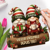 Plaque En Bois Personnalisée À Deux Couches – Cadeaux Personnalisés D’Anniversaire, De Noël Et De Mariage Pour Mari Et Femme, Lui Et Elle – Pour Toujours Commence Avec Toi
