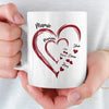 Mug Personnalisé - Cadeau Pour Mamie Et Maman - Réunis Par L’Amour, Reliés Pour Toujours