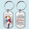 Porte-Clés Personnalisé – Cadeaux Personnalisés D’Anniversaire Et De Mariage Pour Mari Et Femme, Lui Et Elle – Un Petit Rappel Que Je T’Aime Un Peu Plus Chaque Jour