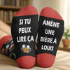 Chaussettes Personnalisées – Cadeaux De Noël Et D’Anniversaire Pour Meilleures Amies, Sœurs, La Famille Et Vous-Même – Si Tu Peux Lire Ceci, Apporte-Moi Une Bière