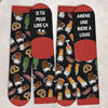 Chaussettes Personnalisées – Cadeaux De Noël Et D’Anniversaire Pour Meilleures Amies, Sœurs, La Famille Et Vous-Même – Si Tu Peux Lire Ceci, Apporte-Moi Une Bière