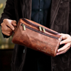 Trousse De Toilette En Cuir Gravée Personnalisée – Cadeaux De Noël Et D’Anniversaire Pour Maman, Papa, Fils – Chaque Kilomètre Compte