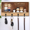 Porte-Clés Mural Personnalisé – Cadeaux D’Anniversaire Pour Maman, Papa, Enfants – Un Foyer Tissé D’Amour