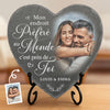 Pierre En Forme De Cœur Personnalisée Avec Photo – Cadeaux D’Anniversaire De Mariage Pour Mari Et Femme, Lui Et Elle – Toi Et Moi, On Gère Ça Ensemble