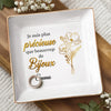 Coupelle À Bijoux Personnalisée (Impression Intégrale) – Cadeau D’Anniversaire Pour Femmes, Meilleures Amies, Sœurs, BFF – Les Amies Font Fleurir La Vie De Joie