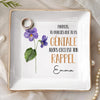 Coupelle À Bijoux Personnalisée (Impression Intégrale) – Cadeau D’Anniversaire Pour Femmes, Meilleures Amies, Sœurs, BFF – Tu M’Auras Toujours À Tes Côtés