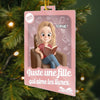Ornement Acrylique En Forme De Boîte À Jouets Personnalisé – Cadeau Littéraire Personnalisé Pour Amoureux Des Livres, Bookworms Et Lecteurs – Vivre À Travers Mille Histoires