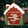 Ornement En Bois Personnalisé – Cadeaux De Noël Et D’Anniversaire Pour Maman, Papa, Frère, Sœur Et Enfants – Le Foyer Grandit Grâce À Notre Amour – Ensemble Est Le Plus Bel Endroit Qui Soit