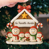 Ornement En Bois Bonhomme De Neige Personnalisé – Cadeaux De Noël Et D’Anniversaire Pour Maman, Papa, Frère, Sœur Et Enfants – Là Où L’Amour Fait Grandir Le Foyer