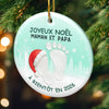 Ornement En Céramique Personnalisé – Cadeaux De Noël, De Baby Shower Et De Révélation De Genre Pour Nouvelles Mamans, Nouveaux Papas, Nouveaux Parents – Le Plus Beau Début D’Une Nouvelle Histoire