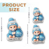 Ornement Acrylique Personnalisé – Cadeaux De Noël, De Baby Shower Et De Révélation De Genre Pour Nouvelles Mamans, Nouveaux Papas, Nouveaux Parents – Reconnaissants Pour Ce Miracle