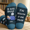 Chaussettes Personnalisées – Cadeaux De Noël Et D'Anniversaire Personnalisés Pour Vos Meilleures Amies, Sœurs, Famille Et Vous-Même – Ne Me Réveillez Pas, Je Récupère Ma Vie