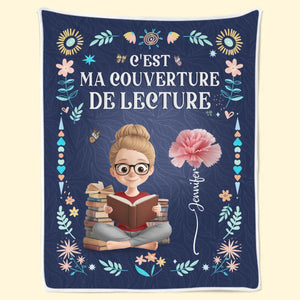 Couverture Personnalisée – Cadeaux Littéraires Personnalisés Pour Amoureux Des Livres, Bookworms Et Lecteurs – La Vie Est Plus Douce Sous Une Couverture D’Histoires