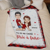 Couverture Personnalisée – Cadeaux D’Anniversaire, De Noël Et De Mariage Pour Mari Et Femme, Pour Lui Et Pour Elle – Notre Amour Se Réchauffe À Chaque Saison