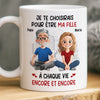 Tasse Personnalisée – Cadeaux D’Anniversaire Personnalisés Pour Maman, Papa Et Fille – Tu Fais Briller Ma Journée Rien Qu’En Étant Là