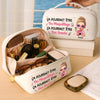 Trousse De Toilette De Voyage En Similicuir Personnalisée – Cadeau D’Anniversaire Pour Femmes, Meilleures Amies, Sœurs, BFF Ou Pour Vous-Même – Chaque Voyage M’Aide À Me Retrouver
