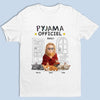 T-shirt Unisexe, T-shirt Premium, Hoodie Personnalisé – Cadeaux De Noël Et D’Anniversaire Personnalisés Pour Amoureux Des Chiens Et Des Chats, Parents De Chiens, Parents De Chats – Mes Pyjamas Officiels