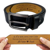 Ceinture En Cuir Gravée Personnalisée – Cadeaux D’Anniversaire, De Noël Et De Mariage Pour Mari Et Femme, Pour Lui Et Pour Elle – Tu Es Mon Pour Toujours Et À Jamais