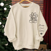 Sweat Unisexe Et Sweat À Capuche Personnalisés Avec Motif Sur La Manche – Cadeaux De Noël Et D’Anniversaire Personnalisés Pour Amoureux Des Chiens Et Des Chats, Parents De Chiens, Parents De Chats – Aimé Par Ma Bande À Poils