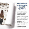 Affiche Horizontale Personnalisée – Cadeaux D’Anniversaire De Mariage Pour Mari Et Femme, Pour Lui Et Pour Elle – Nos Chemins Se Rejoignent Là Où Le Bonheur Commence