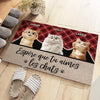 Tapis Décoratif Personnalisé Pour La Maison – Cadeaux De Noël Et D’Anniversaire Personnalisés Pour Famille, Amoureux Des Chiens Et Des Chats – J’Espero Que Vous Aimez Les Animaux