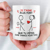 Tasse Personnalisée – Cadeaux D’Anniversaire De Mariage Pour Mari Et Femme, Pour Lui Et Pour Elle – Avec Toi, Même Le Silence A Le Goût Du Bonheur