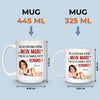 Tasse Personnalisée – Cadeaux D’Anniversaire De Mariage Pour Mari Et Femme, Pour Lui Et Pour Elle – Felicitations D'être Mon Chéri